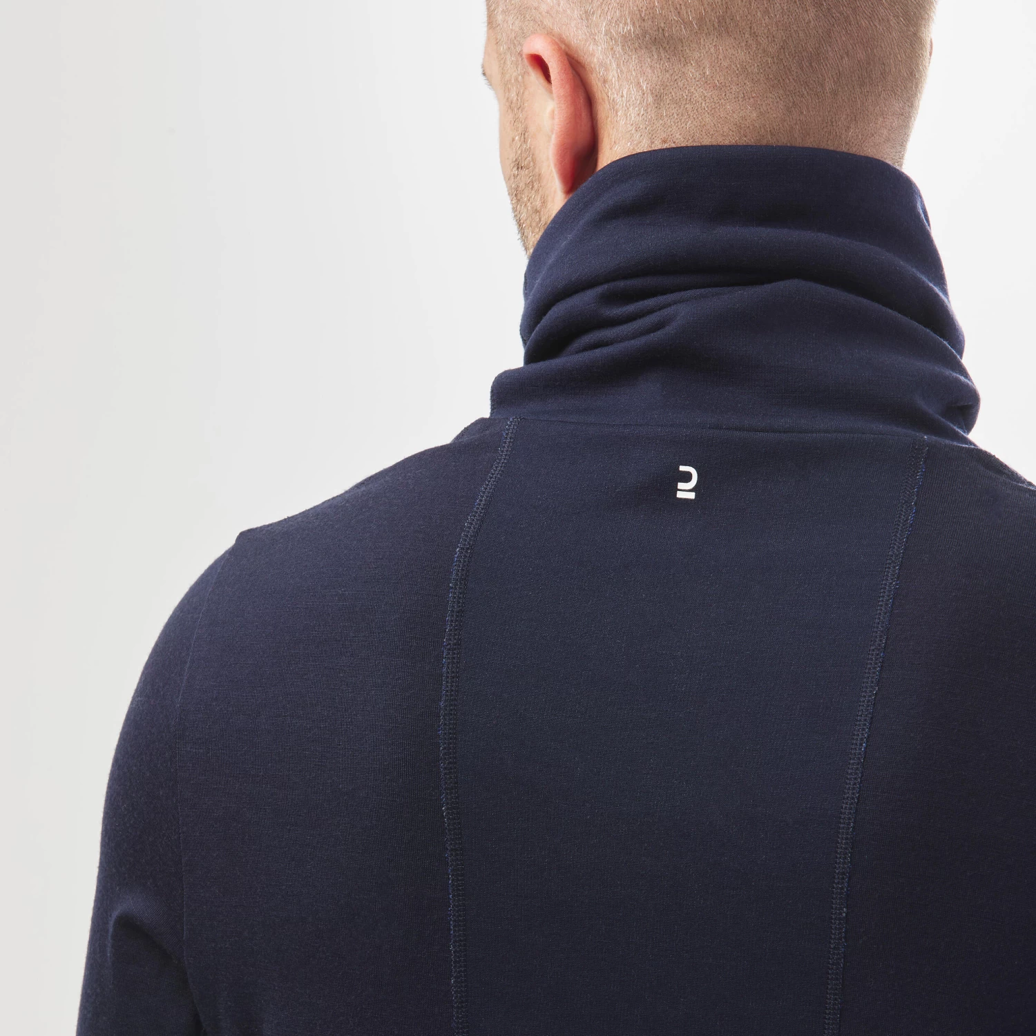 WEDZE Men's Ski Base Layer - BL 900 Wool High Neck 5 WEDZE Men's Ski Base Layer - BL 900 Wool High Neck - Image 5