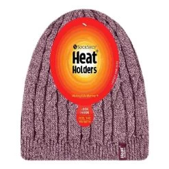 Womens Ribbed Cable Knit Fleece Lined Thermal Knitted Beanie Hat -Outdoor Equipment Store k0685765e753b7a513dfdf2107605271d