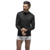 Mens Fleece Lined Long Sleeve Thermal Top | Lightweight