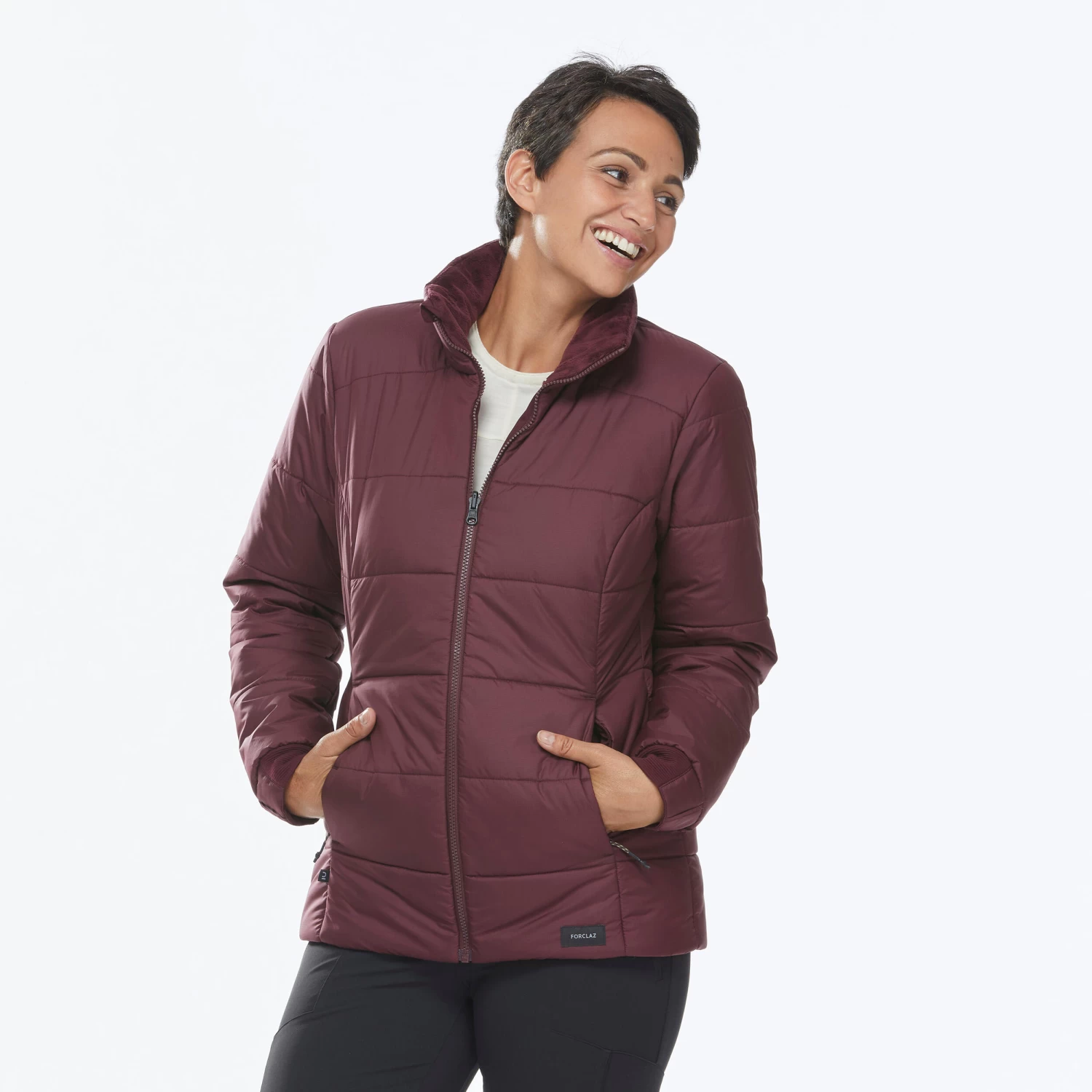 Women's 3-in-1 Waterproof Travel Trekking Jacket - Travel 900 Warm -15° 10 Women's 3-in-1 Waterproof Travel Trekking Jacket - Travel 900 Warm -15° - Image 10