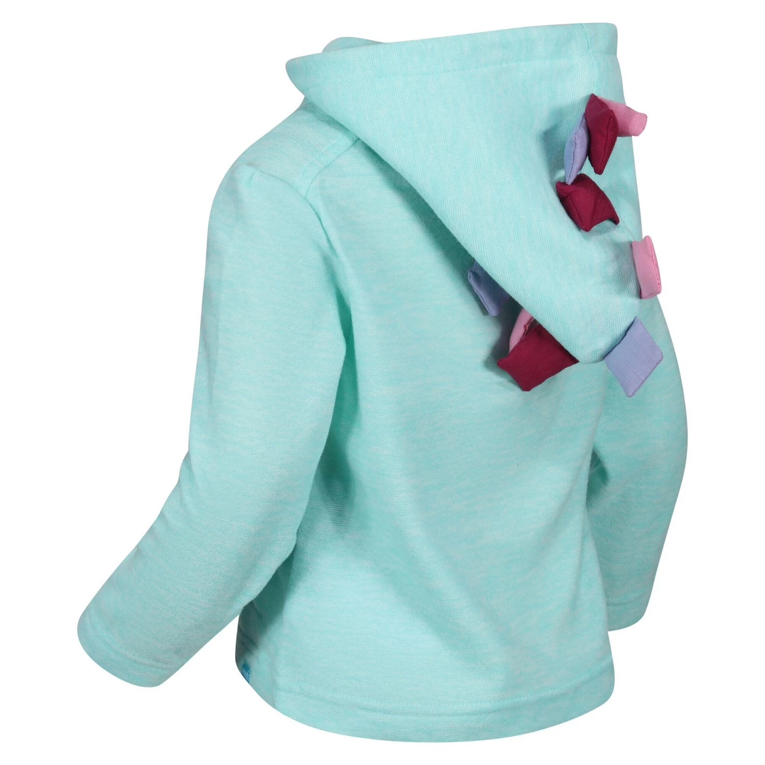 Regatta Baby Girls Peppa Pig Marl Hoodie (Aruba Blue) 3 Regatta Baby Girls Peppa Pig Marl Hoodie (Aruba Blue) - Image 3