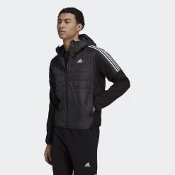 ADIDAS Essentials Insulated Hooded Hybrid Jacket -Outdoor Equipment Store k0f80b9a96e40d58a14ba4ed4a56a3c53