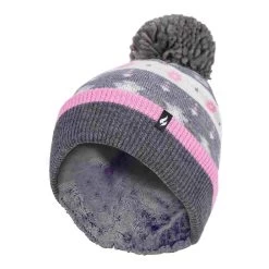 Ladies Warm Knit Fleece Lined Winter Warm Hat With Pom Pom -Outdoor Equipment Store k10b736c56de8b86cb96b8c55b5bcd033