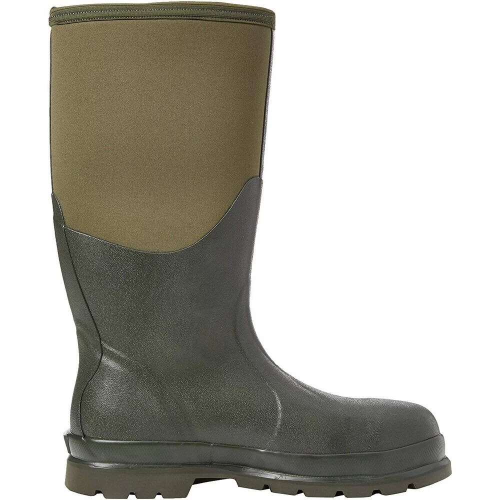 Muck Boots Unisex Chore Classic Hi Steel Safety Wellington Boots (Moss) 2 Muck Boots Unisex Chore Classic Hi Steel Safety Wellington Boots (Moss) - Image 2