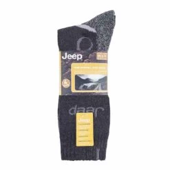 Jeep 4 Pairs Mens Anti Blister Thick Cushioned Luxury Boot Socks For Hiking -Outdoor Equipment Store k14e13f7801d8b7e1617d93507d9c3aff