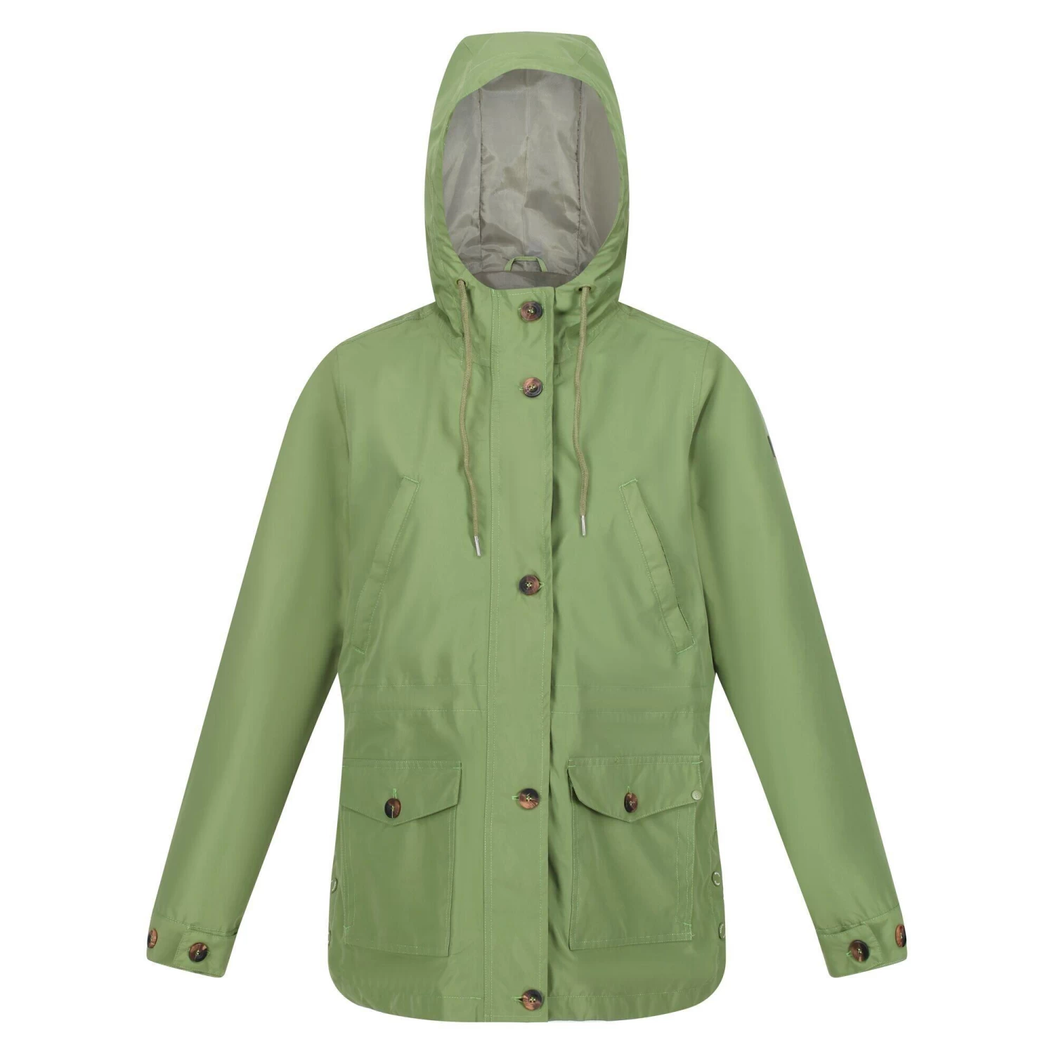 Regatta Womens/Ladies Nahla Waterproof Jacket (Green Fields) 1 Regatta Womens/Ladies Nahla Waterproof Jacket (Green Fields)