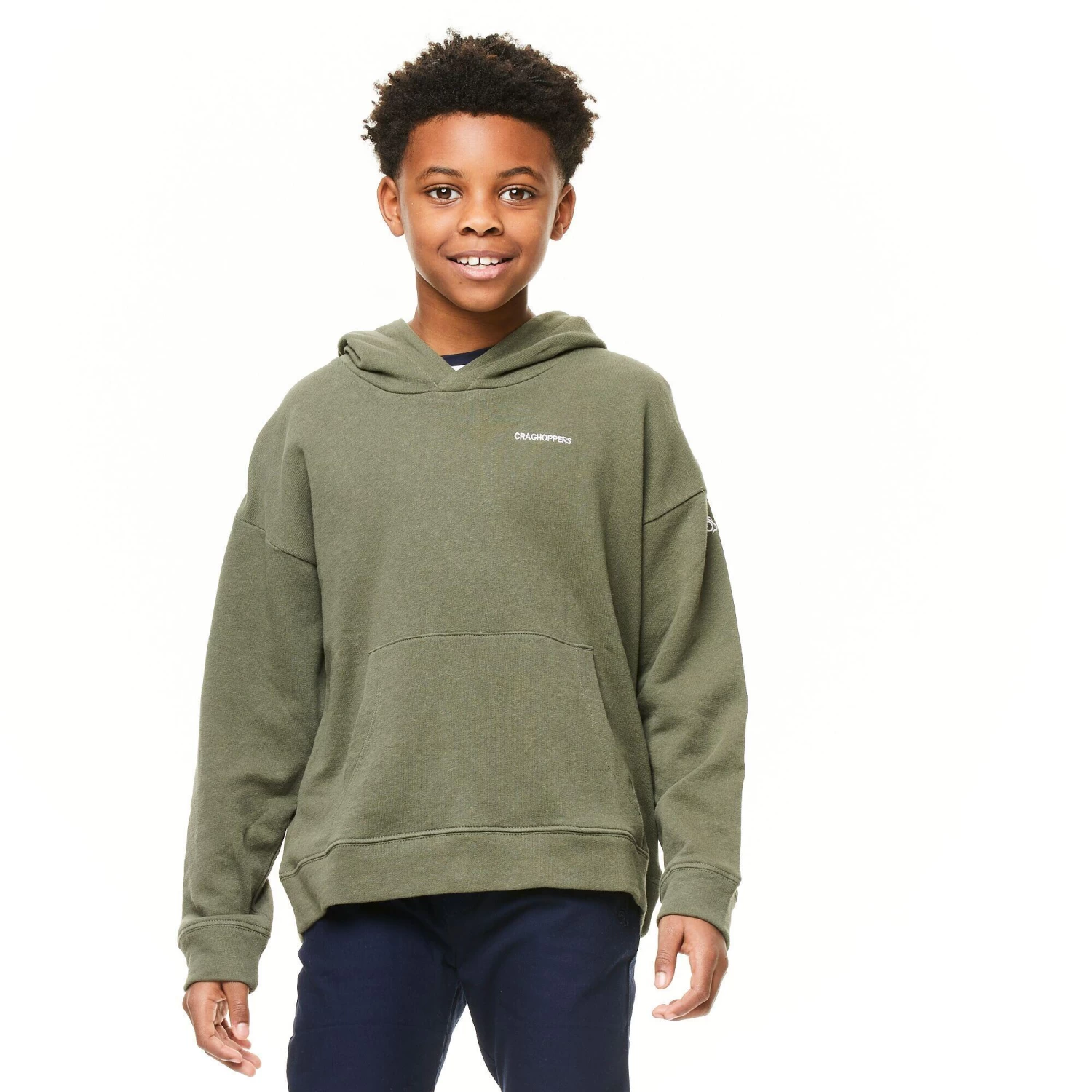 Craghoppers Childrens/Kids Madray NosiBotanical Hoodie (Dark Navy) 6 Craghoppers Childrens/Kids Madray NosiBotanical Hoodie (Dark Navy) - Image 6