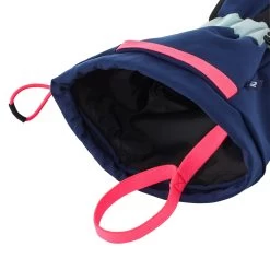 WEDZE KIDS’ WARM AND WATERPROOF SKI GLOVES 550 BLACK GREY -Outdoor Equipment Store k1deac64365e0ecd795e3d0f560336459