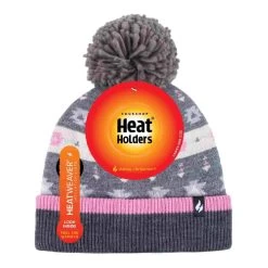 Ladies Warm Knit Fleece Lined Winter Warm Hat With Pom Pom -Outdoor Equipment Store k2710626b0a4c70072d85ed4276edfd31