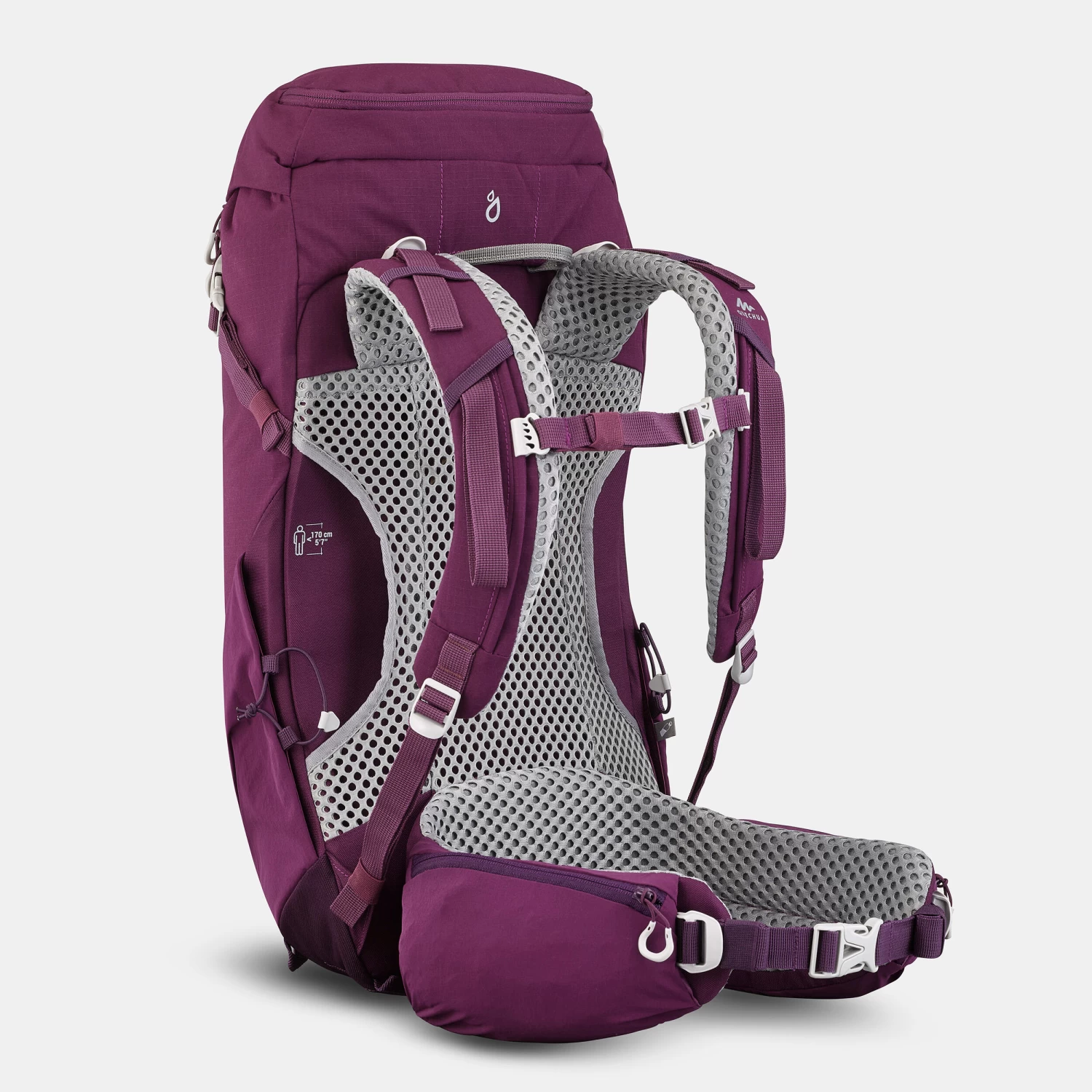 Quechua Mountain Walking 20 L Backpack MH500 4 Quechua Mountain Walking 20 L Backpack MH500 - Image 4