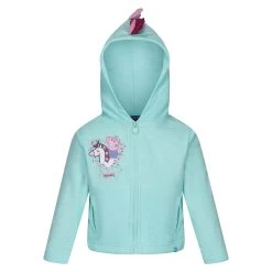 Regatta Baby Girls Peppa Pig Marl Hoodie (Aruba Blue)