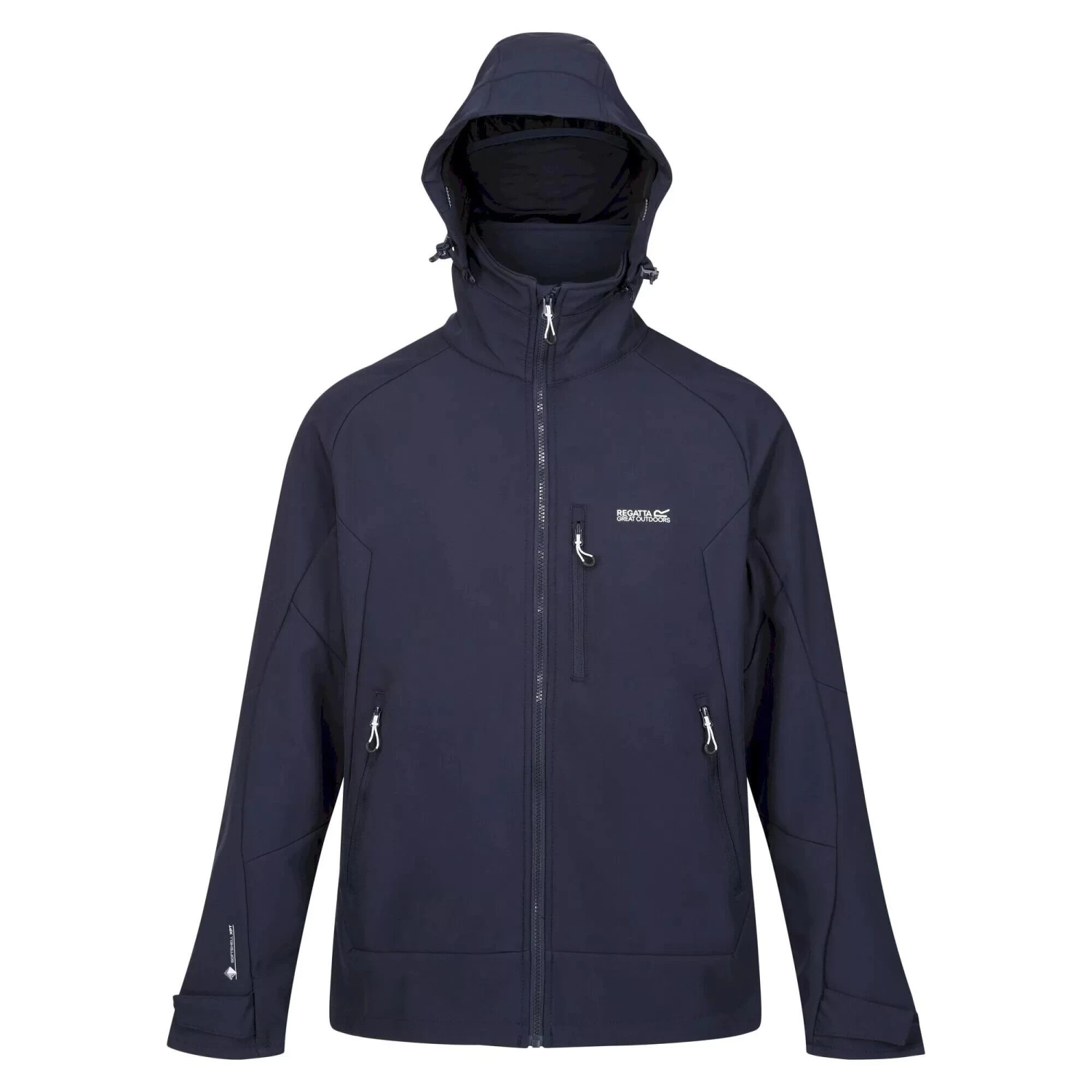 Regatta Mens Hewitts VII Soft Shell Jacket (Navy) 1 Regatta Mens Hewitts VII Soft Shell Jacket (Navy)