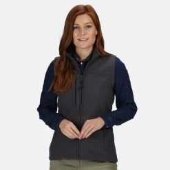Regatta Womens/Ladies Flux Soft Shell Bodywarmer (Seal Grey/Seal Grey) 7 Regatta Womens/Ladies Flux Soft Shell Bodywarmer (Seal Grey/Seal Grey) -Outdoor Equipment Store k32578d18a904d472f86a9a61e63e0586