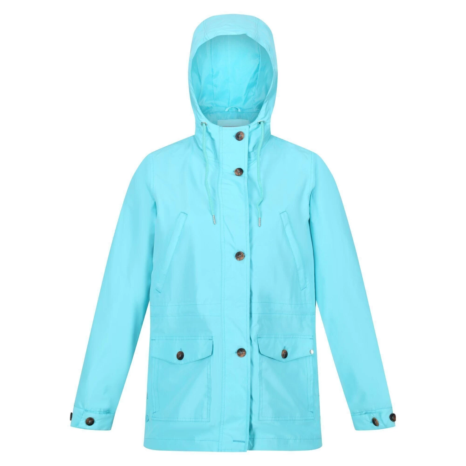 Regatta Womens/Ladies Nahla Waterproof Jacket (Green Fields) 10 Regatta Womens/Ladies Nahla Waterproof Jacket (Green Fields) - Image 10