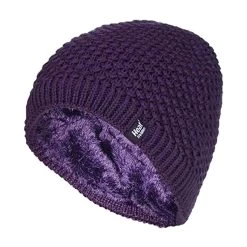 Ladies Knit Fleece Lined Warm Thermal Beanie Hat -Outdoor Equipment Store k3466d5bc84fa63c4dfb1faab184f00cd