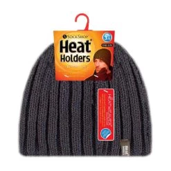 Mens 3.4 TOG Fleece Lined Ribbed Knitted Thermal Winter Hat -Outdoor Equipment Store k38db322b795159ec9491f8c991fc0432