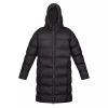 Regatta Mens Hallin Long Length Padded Jacket (Black)