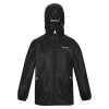Regatta Childrens/Kids Bagley Packaway Waterproof Jacket (Black)