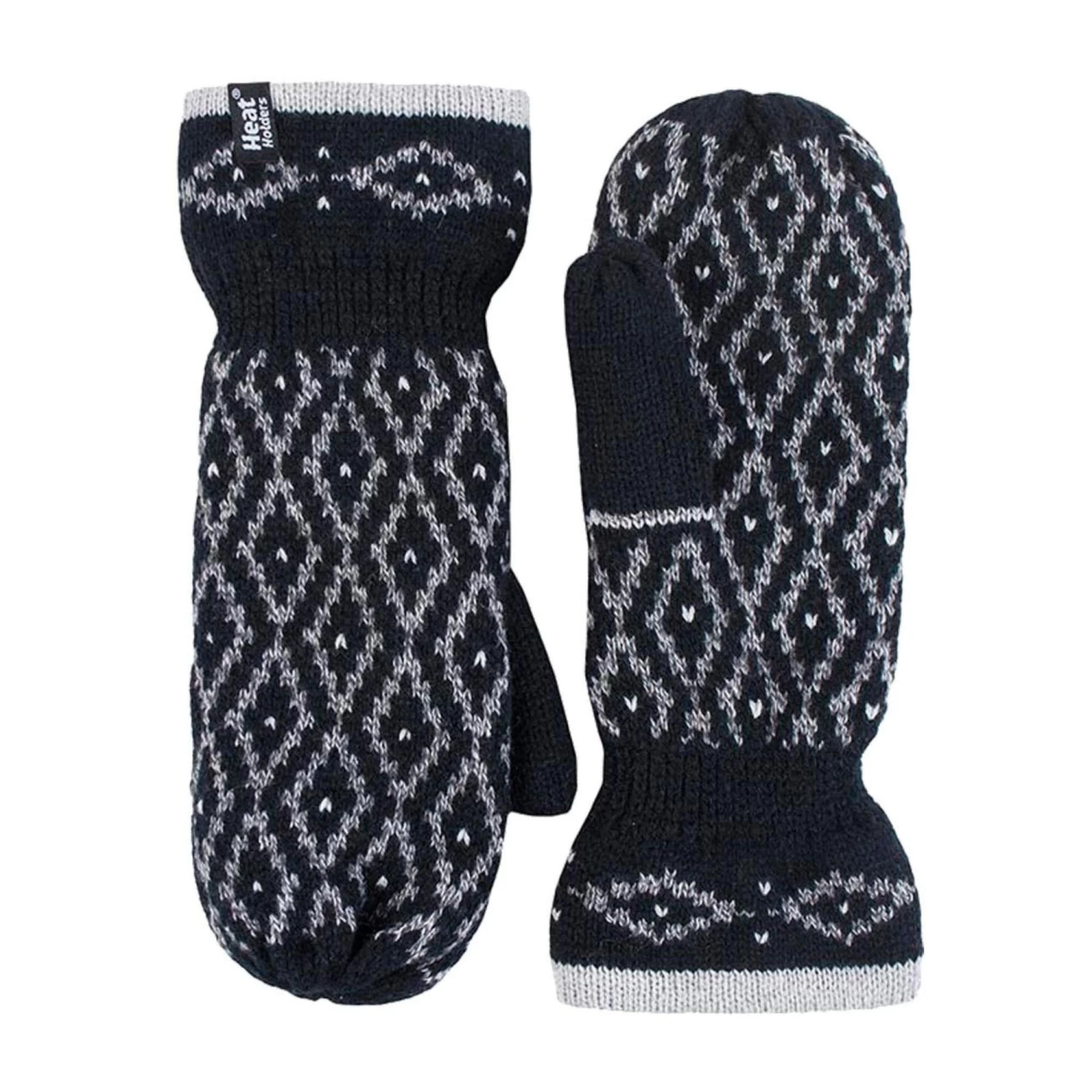Ladies Fleece Lined Winter Warm Thermal Mittens 1 Ladies Fleece Lined Winter Warm Thermal Mittens