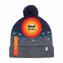 Mens Thin Knit Fleece Lined Pom Pom Hat | Patterned | For Winter -Outdoor Equipment Store k4d141777f3215454466575786d9b9abd