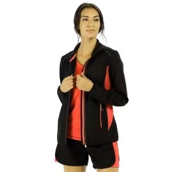 Regatta Activewear Womens/Ladies Sochi Softshell Jacket (Black/Classic Red) -Outdoor Equipment Store k4e9f65a2730a167f4c6773832a45c242
