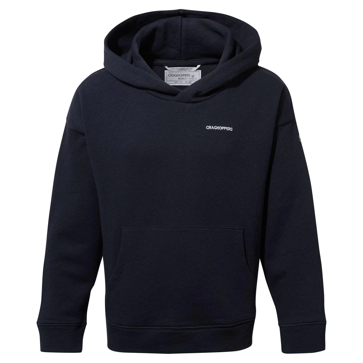 Craghoppers Childrens/Kids Madray NosiBotanical Hoodie (Dark Navy) 1 Craghoppers Childrens/Kids Madray NosiBotanical Hoodie (Dark Navy)