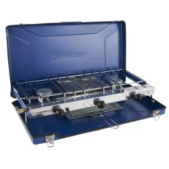 Campingaz Chef Folding Double Burner Stove Portable Cooker & Grill