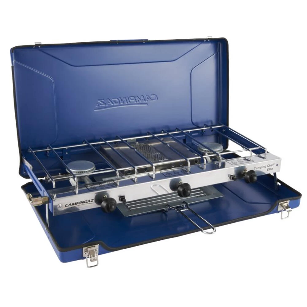 Campingaz Chef Folding Double Burner Stove Portable Cooker & Grill 1 Campingaz Chef Folding Double Burner Stove Portable Cooker & Grill