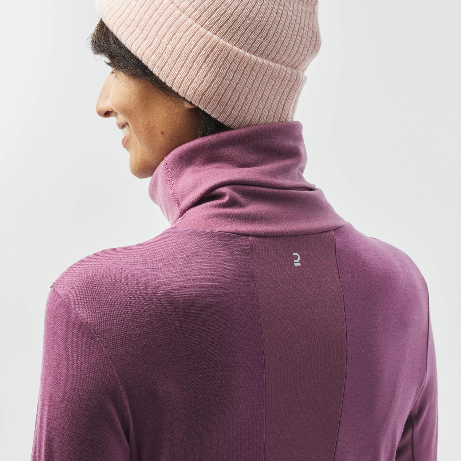 WEDZE Women's Ski Base Layer - BL 900 Wool High Neck 6 WEDZE Women's Ski Base Layer - BL 900 Wool High Neck - Image 6