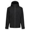 Regatta Mens Erasmus 4 In 1 Soft Shell Jacket (Black)
