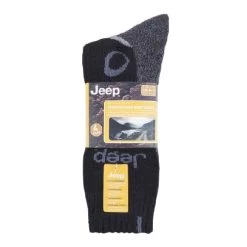 Jeep 4 Pairs Mens Anti Blister Thick Cushioned Luxury Boot Socks For Hiking -Outdoor Equipment Store k5e33bddf1de756af19b8719cd4c0ecbe