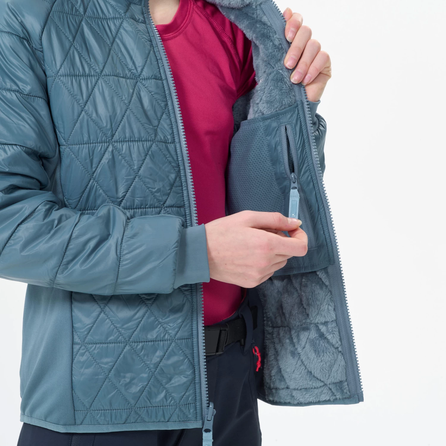 Quechua KIDS’ WARM AND WATERPROOF 3-in-1 HIKING JACKET - SH500 MT -10°C - 7 10 Quechua KIDS’ WARM AND WATERPROOF 3-in-1 HIKING JACKET - SH500 MT -10°C - 7 - Image 10