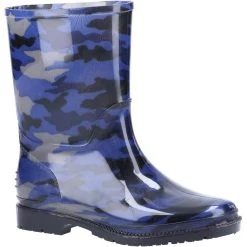Cotswold Childrens/Kids PVC Wellington Boots (Navy)