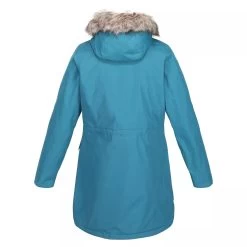 Regatta Womens/Ladies Sabinka Faux Fur Trim Parka (Slate Blue) -Outdoor Equipment Store k672ba3b214b82eb6909f54ad3f28ed46