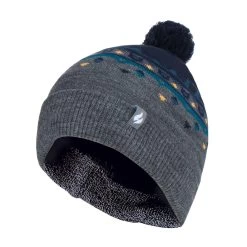 Mens Thin Knit Fleece Lined Pom Pom Hat | Patterned | For Winter -Outdoor Equipment Store k67cd89fbb52d03bcb97a2883da2f29bf