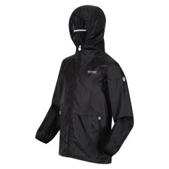 Regatta Childrens/Kids Bagley Packaway Waterproof Jacket (Black) 7 Regatta Childrens/Kids Bagley Packaway Waterproof Jacket (Black) -Outdoor Equipment Store k79203ab9314119f35ac0c594f1bbab11