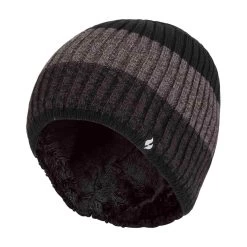 Mens Turnover Cuff Winter Knitted Striped Thermal Beanie -Outdoor Equipment Store k7f38c9e2f143ef6ad42d74e800990e00
