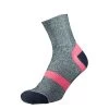 1000 Mile Approach Repreve Double Layer Sock Navy Marl Mauve
