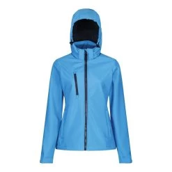 Regatta Womens/Ladies Venturer Hooded Soft Shell Jacket (Black) -Outdoor Equipment Store k7ffbc8f6bf1f6e763e05c344fb798786