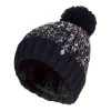 Ladies Thermal Winter Bobble Hat With Extra Large Pom Pom