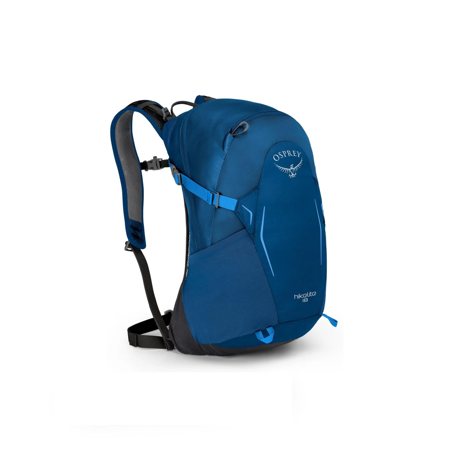 Osprey Hikelite 18 Daypack - Bacca Blue 1 Osprey Hikelite 18 Daypack - Bacca Blue