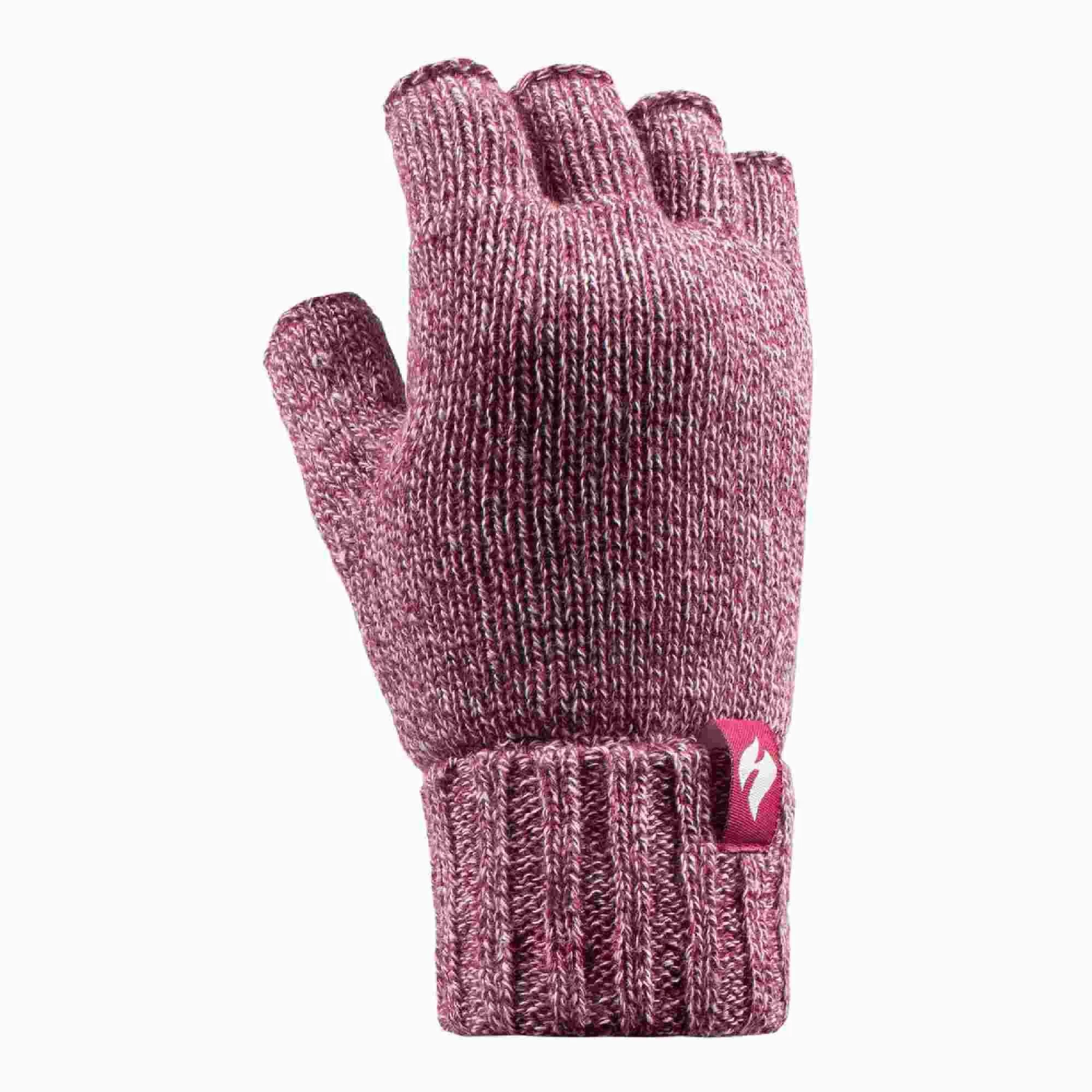Ladies Solid Knitted Fleece Lined Thermal Fingerless Gloves 7 Ladies Solid Knitted Fleece Lined Thermal Fingerless Gloves - Image 7