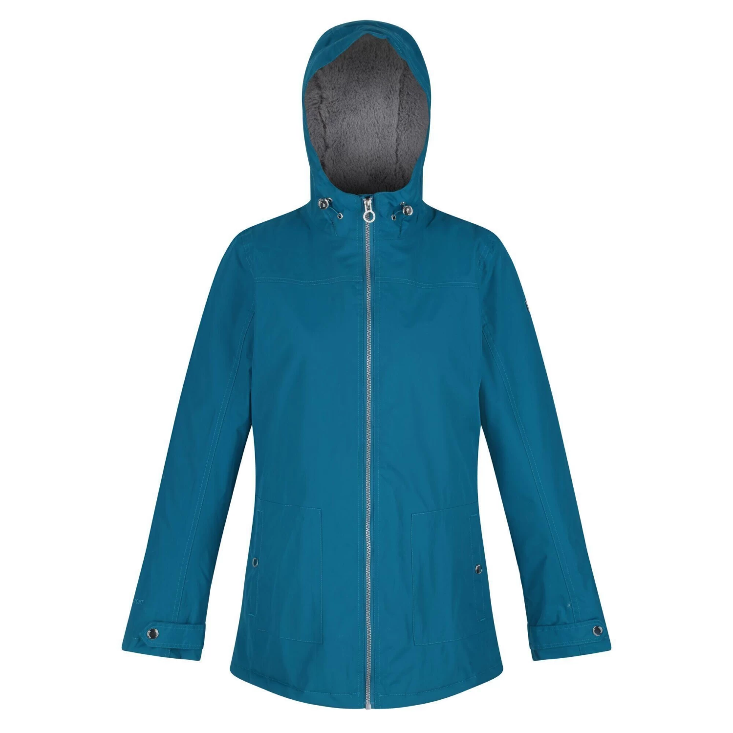 Regatta Womens/Ladies Bergonia II Hooded Waterproof Jacket (Molten Red) 18 Regatta Womens/Ladies Bergonia II Hooded Waterproof Jacket (Molten Red) - Image 18