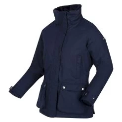 Regatta Womens/Ladies Leighton Waterproof Jacket (Navy) -Outdoor Equipment Store k8de95f5c64aa16e46a5c280439f5519f