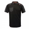 Regatta Mens Offensive Wicking Polo Shirt (Black)