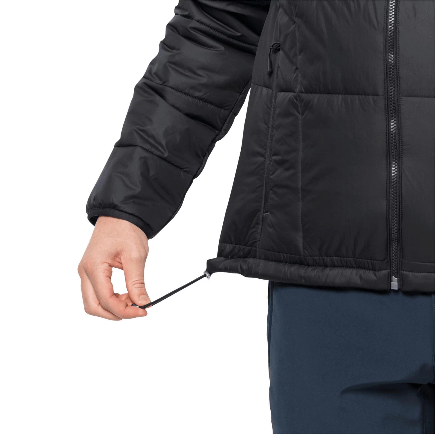 Jack Wolfskin Bergland Insulated Mens Jacket Black 4 Jack Wolfskin Bergland Insulated Mens Jacket Black - Image 4