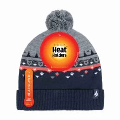Mens Thin Knit Fleece Lined Pom Pom Hat | Patterned | For Winter -Outdoor Equipment Store k8f0ccbec06950bcc2dd9fd9d1fdc12dc