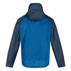 Regatta Mens Pack It Pro Waterproof Jacket (Black/Pacific Green) -Outdoor Equipment Store k92ef349124082baf6cceb4a05727c2ba