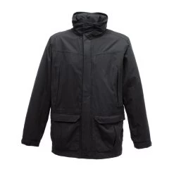 Regatta Mens Vertex III Waterproof Breathable Jacket (Black)