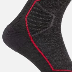 WEDZE ADULT WOOLLEN SKI AND SNOWBOARD SOCKS - 900 WOOL - BLACK -Outdoor Equipment Store ka323d61f591a2a1e54902b9e6f0be7f0